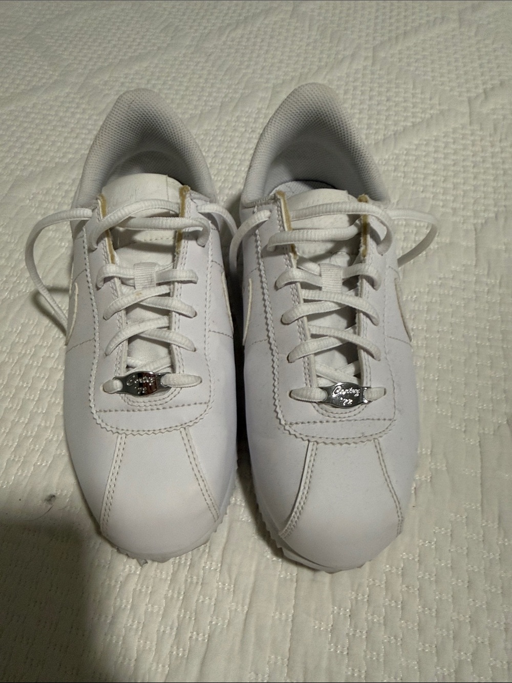 Nike Cortez 72 White Y Lace-Up Casual Sneakers